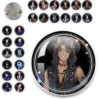 Pins Twist Wonderland Game Metal Cartoon Badge Glass Brooch Handmade Pins Bag Lapel Clothes Pins Anime Collection Badge Gift