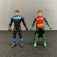 Justice League Batman Action Figure Robin Nightwing Original Collection PVC Model Movable Joint Male Body Toy Boy Gift Decor