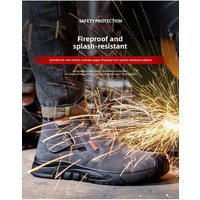 Labor protection shoes with steel toe caps, anti smashing and anti stabbing welding shoes, anti slip and wear-resistant shoes
