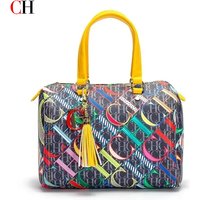 Women's Commuter Crossbody Bag 2025 Spring New Colorful Printed Women's Handbags Monogram Bronze Fashion Luxury Design