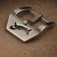 304 stainless steel buckle, 20 22 24MM genuine leather strap buckle, matte brushed strap accessory buckle