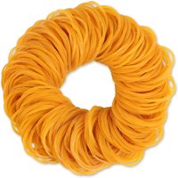 Yellow Rubber Bands for Office & Packaging,40mm Elastic Latex Bands, Assorted Quantities for File Folders, Mail, Money, Bulk Lo