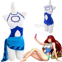 LOL Miss Fortune The Bounty Hunter Cosplay Costume Summer Swimsuit Summer Pool Party Water Park Swimwear One Piece Bikini 2022