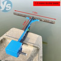 YS River Channel Park Lake Reed Marsh Cleaning Lotus Leaf Aquatic Plant Electric Under Water Harvesting Mower Grass Cutting