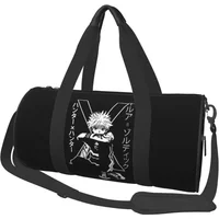 Killua Zoldyck Anime HXH Hunter X Hunter Large Duffle Gym Bag Waterproof Duffle Travel Bags Handbags Fitness bag