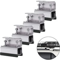 4PCS Van Roof Rack Mount Kit For PROMASTER For Boxer For DUCATO For JUMPER Stainless Steel RVs Photovoltaic Brackets Roof Racks