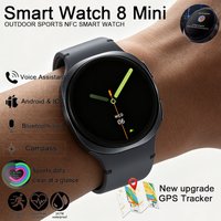 New Watch 8 mini GPS Track NFC Smart Watch Men Amoled Always Display Health Monitoring Clock BT Talk galaxys Smart Watch Women