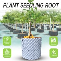 Dual color root control device, thickened and enlarged root control device, gallon quick root control basin, black and white dua