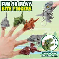 Bite Finger Dinosaur Keychain Backpack Pendant Exquisite Small Accessories Toy Pendant