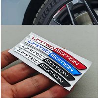 AliExpress NONE 4pcs/Set Alumium Car Wheel Hub Stickers Logo Limited Edition Emblem Car Decorative Decals Motorcycle And Bicycle Wheel Hub Badge