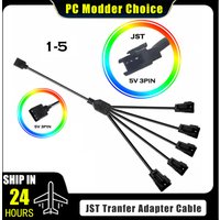 JST SM Adapter Cable RGB Transfer 4Pin 3Pin ARGB JST-3P SM3P JST-4P SM4P EL Wire Cord Male/Female MB AURA SYNC Line
