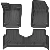 LUCKEASY for VW ID.3 ID3 2021-2025 Car Floor Mats Cargo Liner Trunk Pad TPE Waterproof Wear-resistant Foot Pad Car Accessories