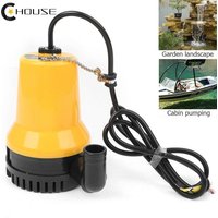 DC 12V/24V Electric Pump 4500L/H 5m Water Circulation Submersible Pump Irrigation Fountain Marine Bilge Pump Submersible Boat
