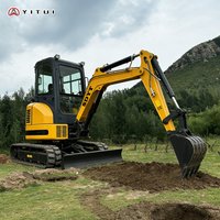 Customized Hydraulic Mini Excavator Multi Functional Cab With Multiple Accessories High Durability And Low Fuel Consumption