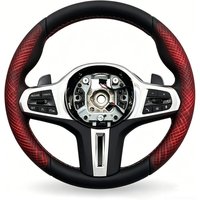 Heated Leather Steering Wheel with Heating for BMW 340i F10 X3 F25 X5 G05 G01 G20 G42 G30 G42 G82 F32 F30 F82 Without airbags