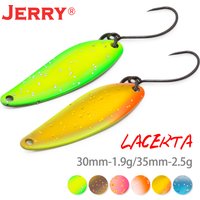 Jerry Lacerta Fishing spinning Spoon Lures 1.9g 2.5g Aera Trout Trolling Single Hooks Micro Hard lures