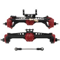 Nylon Axles Steel Gears and Metal Bearings Front & Rear Portal Axles for Axial SCX10 SCX10 II 1/10 RC Crawler Upgrade Pasrts