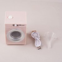 1 Set 1:12 Scale Laundry Room Appliance Miniature Dollhouses Simulation Mini Rechargeable Washing Machine Model