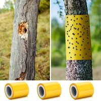 5/10M Yellow Double-sided Insect Proof Tape Outdoor Insect Trap Garden Pest Control Prevent Aphids Ants Moths Climbing