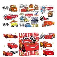 Cartoon Cars Pattern UV DTF Transfer Sticker Waterproof Transfers Decals For 16oz Glass Cup Wrap Easy to paste