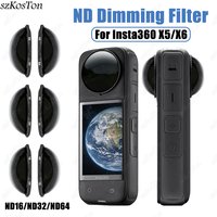 Filtry ND ND16 ND32 ND64 do Insta360 X6 X5, szkło hartowane z efektem rozmycia ruchu, akcesoria do kamery sportowej Insta 360.