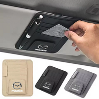 Car Sun Visor Storage Card Holder, Sunglasses Holder, and IC Card Holder for Mazda 2, 3, 5, 6, BL, BM, GJ, CX-3, CX-4, CX-5, CX