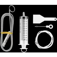 /KQM/5Pcs/set Clean Brush Anti Clogging Kit Refrigerator Drain Wash Brush Suction Syringe Hose Fridge Drain Hole Cleaner Stick
