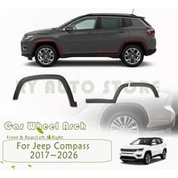 Car Wheel Opening Flares For Jeep Compass MP/552 MK2 2017~2026 Left Right Side Wheel Opening Molding Front Rear Arch Accessories