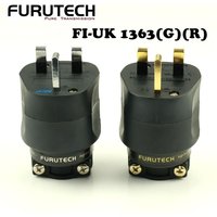 Furutech FI-UK 1363 British Standard Plug Gold & Rhodium Plated HiFi Power Connector For Audiophile System