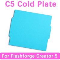 C5 PRO Glacier Cold Printing Sheet For Flashforge Creator 5 Double Sided Cool Build Plate For Flashforge C5 3D Printer Parts