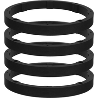 4 Pcs Speaker Adapter Spacer Rings Car Stereo Speakers Bracket Automotive Speaker Gasket Car Accessory Multi Tone Claxon Horns