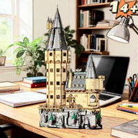 2026 Neu 2135 Teile MOC Schloss-Schulstraßenansicht Bausteine DIY Montage Urbanes Architekturmodell Pädagogisches Desktop-Ornament