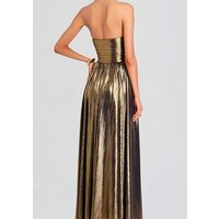 Temperament Solid Color Slim Evening Dress Lady Sexy Tube Top Bronzing Banquet Dress Elegant Off Shoulder High Waist Fold Dress