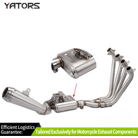 For CBR650 CB650R CB650 60mm motorcycle high performance stainless steel exhaust system front section kit (2014-2024)