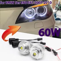 LED Angel Eye Halo Ring Licht Auto Beleuchtung 6000 K Für BMW 5 Serie E60 E61 LCI Halogen Scheinwerfer 545i 550i 535i 530i 520i 07-10