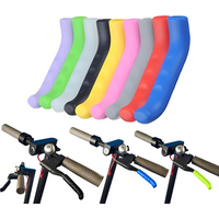 2Pcs Handlebar Protective Cover Silicone Anti-slip Brake Lever Sleeve For Xiaomi M365 Pro Scooter Bicycle Kickstand Cover Parts