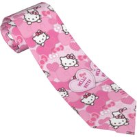 Necktie Pink Hello Kitty Cartoon Men Women Silk Polyester 8 cm Narrow Neck Ties for Mens Accessories Gravatas Wedding Business