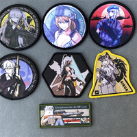 Girls' Frontline Patch Anime Tactical Military Morale Badge Print Hook and Loop Backpack Clothes Decorative Sticker Armband
