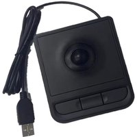 T08/T09/T03 Industrial Mouse, Trackball + Touchpad, PS2/USB Dual Port Wired, for 3D Modeling Programming Office Use