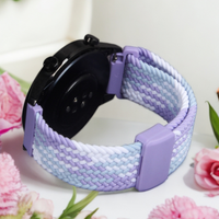 18/20/22mm Braided Loop For Garmin Watch Band Magnetic Clasp Wristband for Garmin Forerunner935/945 Fenix6 Venu vivomove3 Band