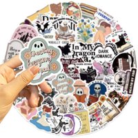 50/100PCS Dark Reading Book Graffiti Stickers Decor Tablets Phone Water Bottle PVC Waterproof Stationery Sticker