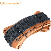 ONTRACK FOLDED TIRE 26 27.5 29X2.35 30TPI SKIN BLACK WALL AND BROWN WALL