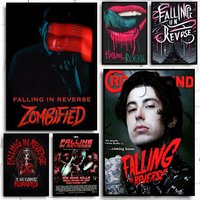 Singer Falling in Reverse Poster Poster decorative paintings, wall hangings for study living room, personalized home