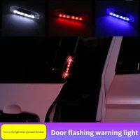 Solar Car Door-Opening Warning Light, Wire-Free, Anti-Door-Opening Collision, Anti-Tailgating Flashing LED Collision Warning