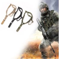 Shotgun Belt Hunting Accessories Equipment Single Point Gun Belt Shoulder Strap Rifle Rope Belt with Metal Buckle