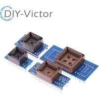 PLCC20 PLCC28 PLCC32 PLCC44 to DIP 20 28 32 44 USB Universal Programmer IC Adapter Tester Socket for TL866CS TL866A EZP2010