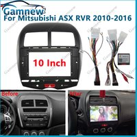 10 Inch Car Radio Fascia Canbus Box For Mitsubishi ASX RVR 2010-2016 Frame Android 2Din MP5 Player Stereo Panel