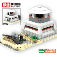 World War 2 WW2 Army Military Soldiers SWAT Weapons Cannon Base Model Building Blocks Bricks Children's Toys Gift