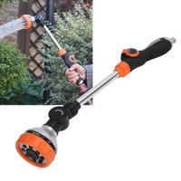 Garden Sprayer Wand Ergonomic Anti Slip ABS TPR Multifunctional 8 Patterns Powerful Garden Hose Wand for Agriculture