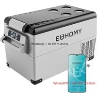 Euhomy Hot Selling Refrigerator 38QT(35L) Electric Cooler 12v Portable Car Refrigerator Cooler Box for Travel